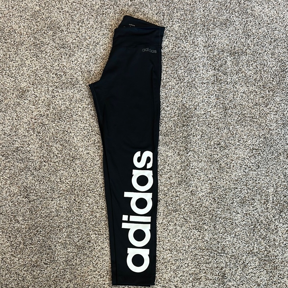 Adidas Women Black Leggings